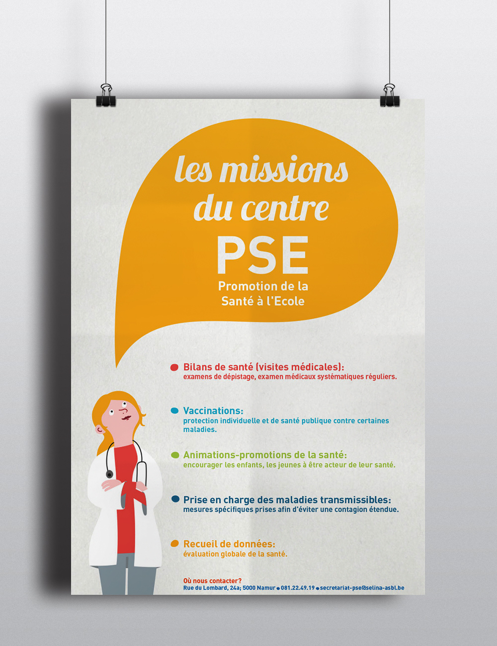 affiche pour le PSE